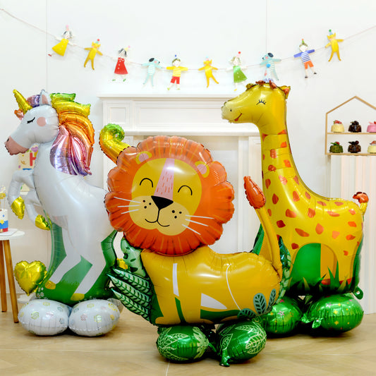 Large Cartoon Aluminum Film Balloon Standing Base Party