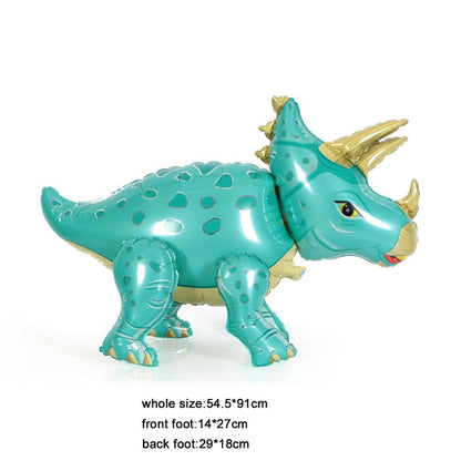 Billion Balloons 3D Standing Large Dinosaur Cartoon Aluminum Film Balloon