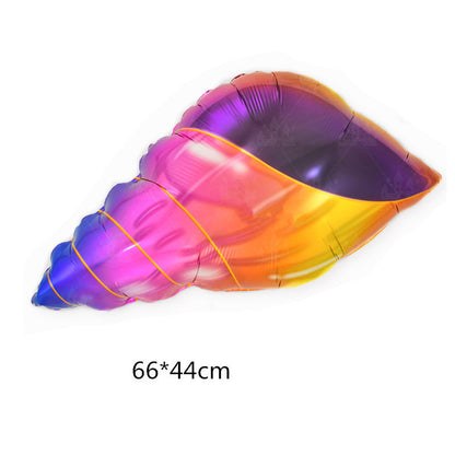 Octopus Seahorse Clownfish Aluminum Foil Ocean Balloons Min.50 set