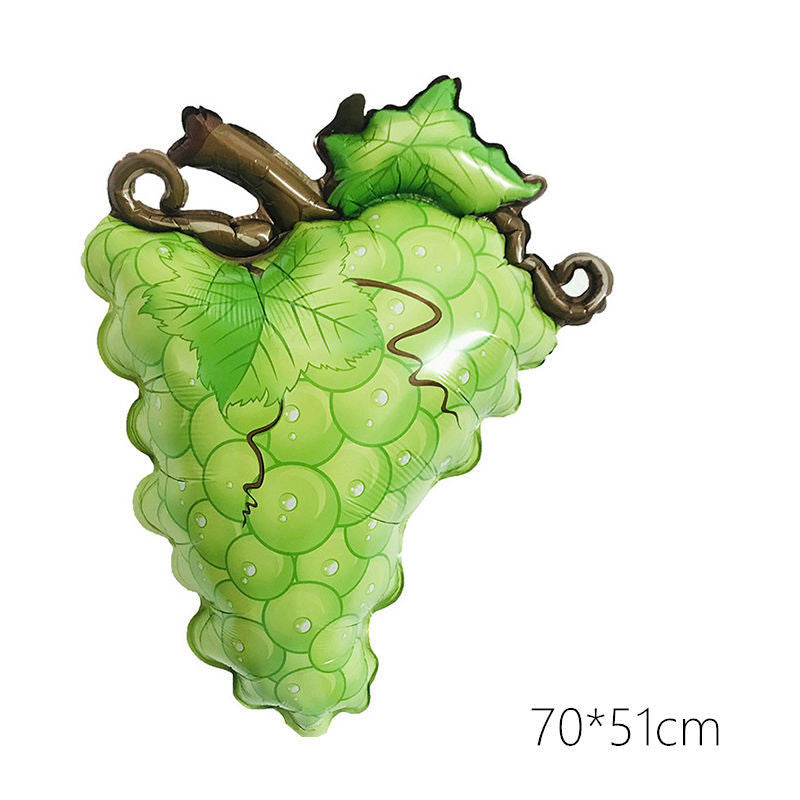 Billion Balloons Summer Fruit and Vegetable Aluminum Fruit Balloon - 50PCS
