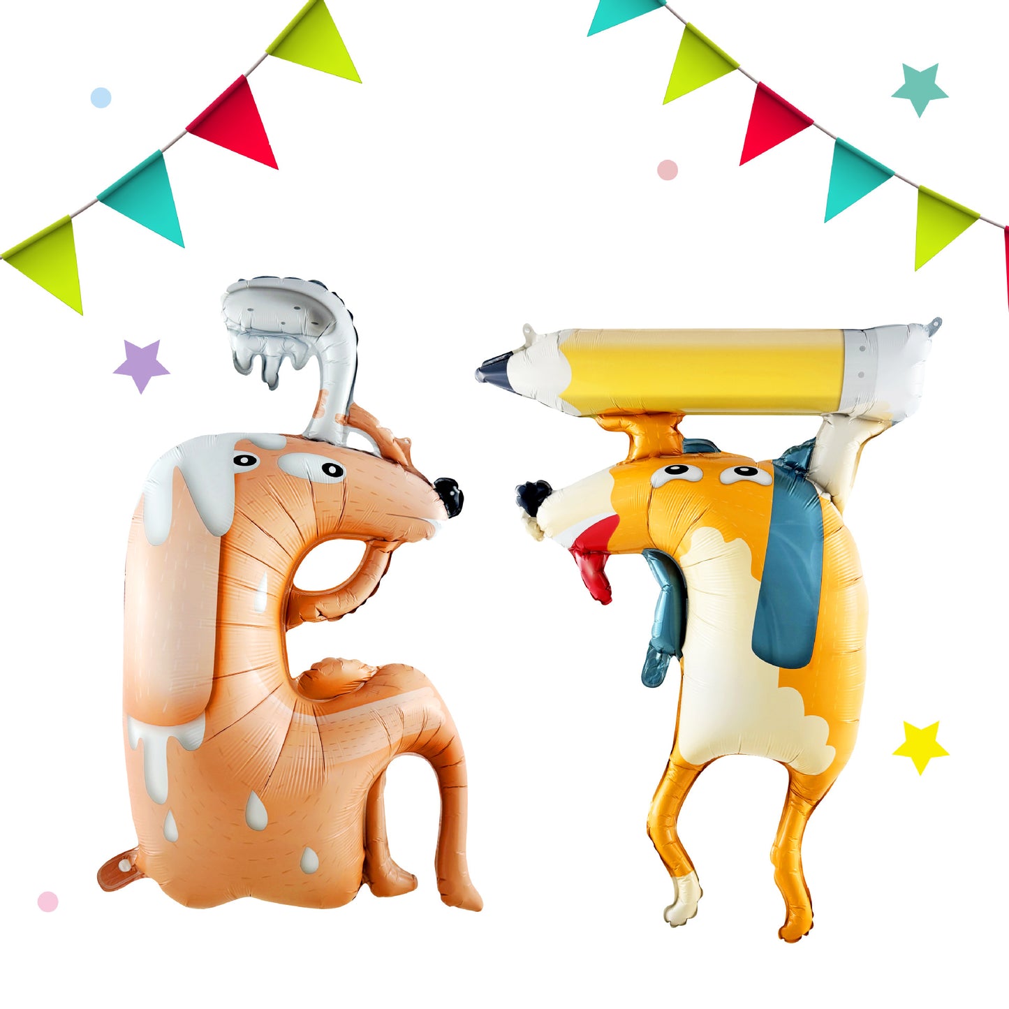 New Animal Combo Deco Balloons Shapi Dog Long Eared Min.50PCS