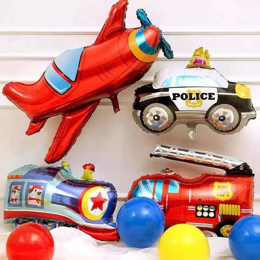 Billion Balloon Large Cartoon Fighter Aircraft Aluminum Balloon