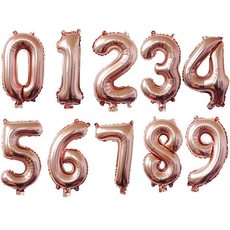 Billion Balloons 32 Inch Aluminium Foil Number Decoration Number Balloon Party Supplies