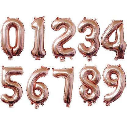 Billion Balloons 32 Inch Aluminium Foil Number Decoration Number Balloon Party Supplies