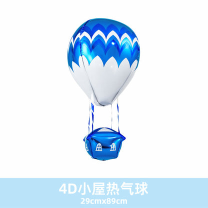 Promotional 3D 4D Floating Balloon Hot Air Gift Original Aluminum Film 50pcs Min.