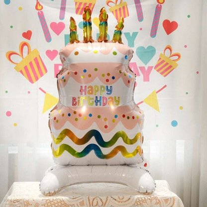 Billion Balloons 2/3Feet Teddy Bear Cakes Foil Balloon