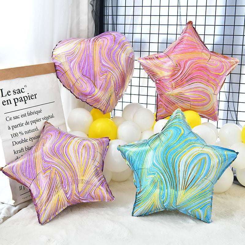 Billion Balloons New 18-Inch Love Star Aluminum Balloon
