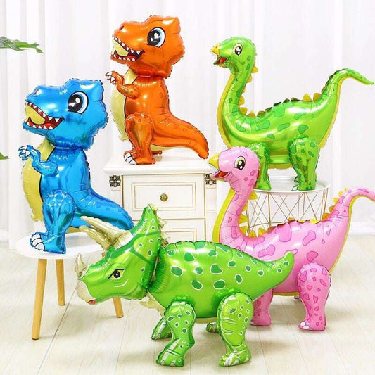 Billion Balloons 3D Standing Large Dinosaur Cartoon Aluminum Film Balloon