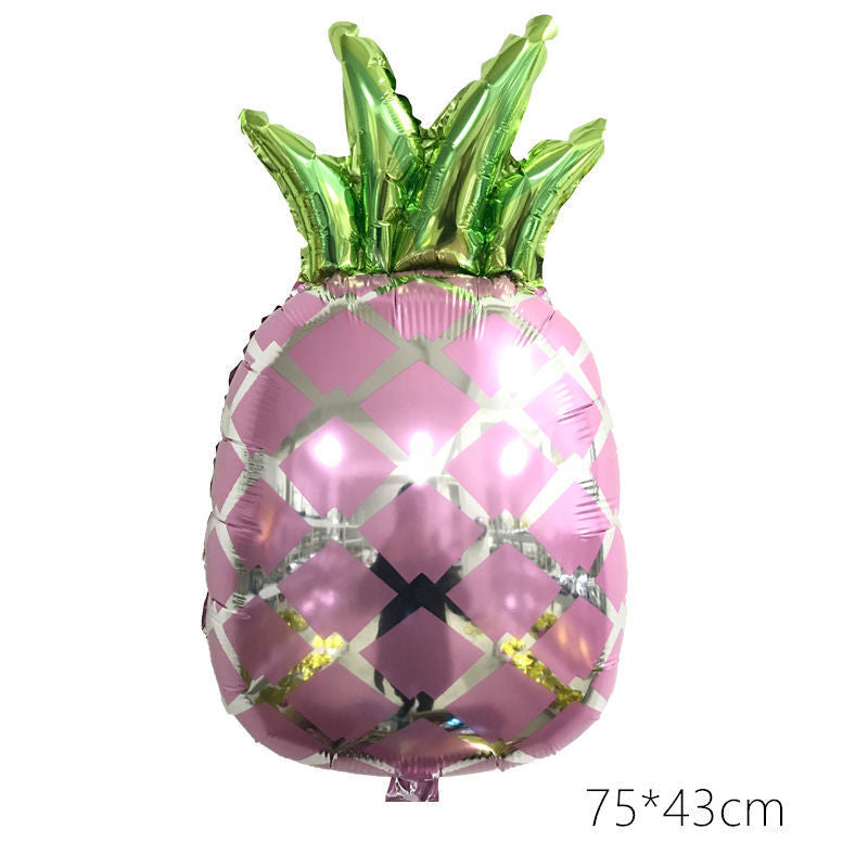 Billion Balloons Summer Fruit and Vegetable Aluminum Fruit Balloon - 50PCS