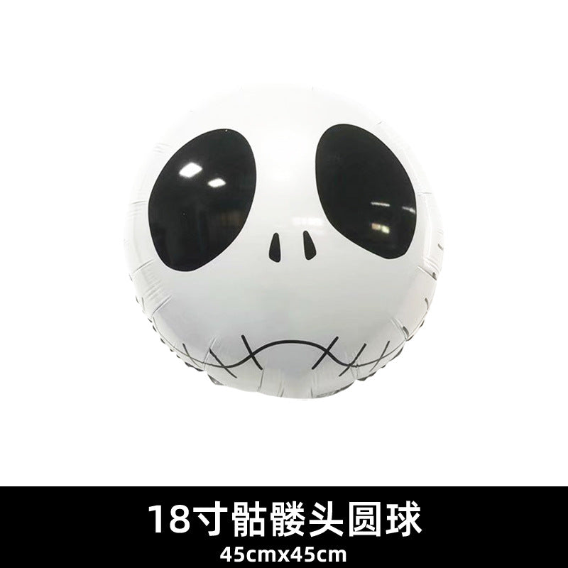18 Inch Balloon Skull Bat Spider Pumpkin Halloween Decor Min.50PCS