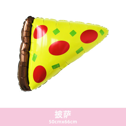 Donut Popcorn Hot Dog Ice Cream Birthday Food Dessert Balloon
