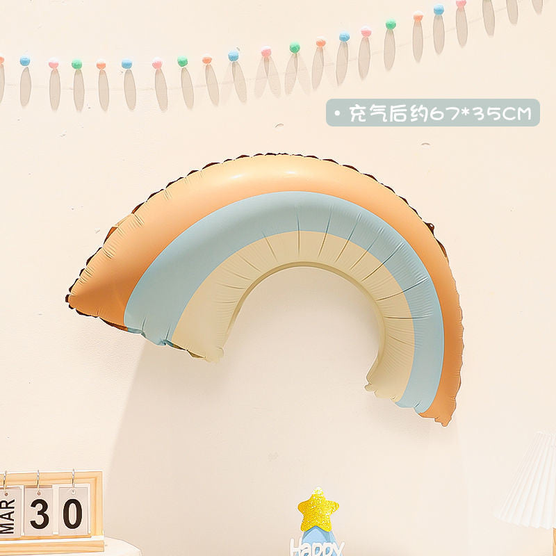 Billion Balloons INS Style Matte Bear Cake Aluminum Film Balloons Min.50PCS