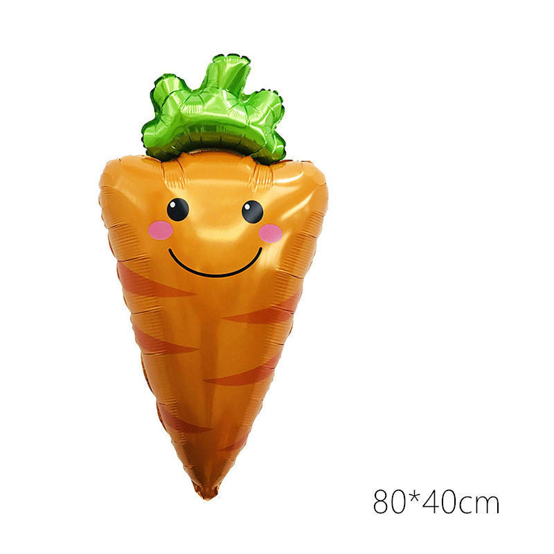 Billion Balloons Summer Fruit and Vegetable Aluminum Fruit Balloon - 50PCS