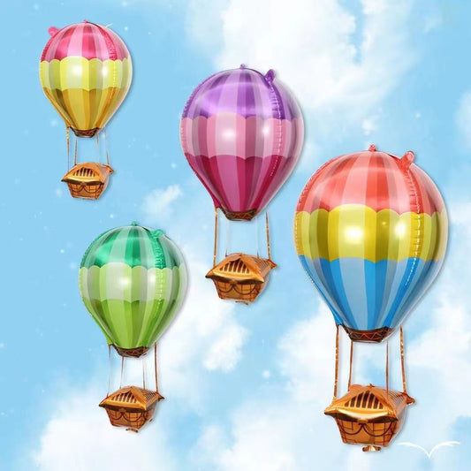 Billion Balloons [READY STOCK]  20 Pcs Kids Decor Hot Air Balloon Shaped Balloons