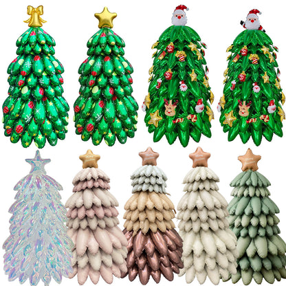 Christmas Tree Foil Balloons. Min.50PCS