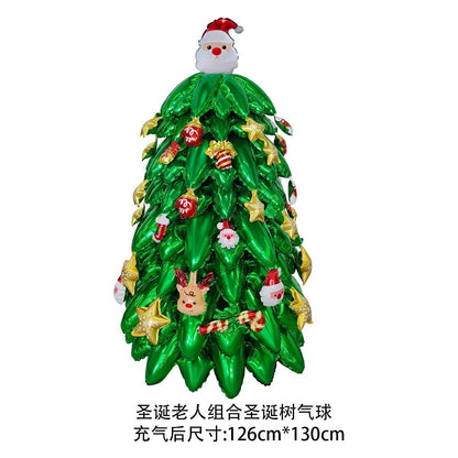 Christmas Tree Foil Balloons. Min.50PCS