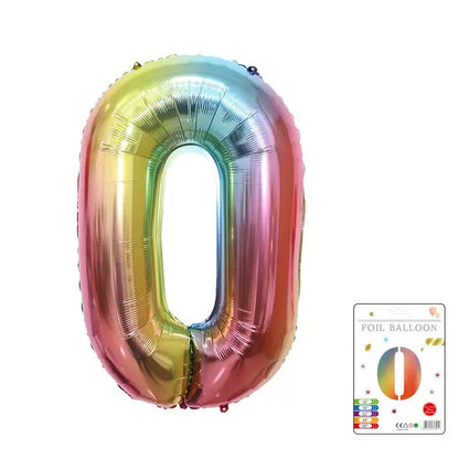 40inch Number Balloons for Children's Party Decoration Min.20PCS