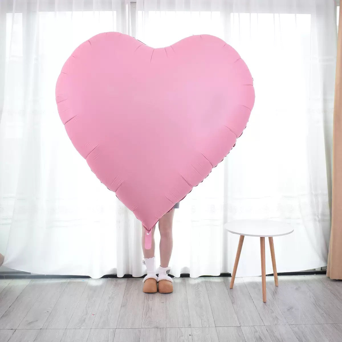 Billion Balloons 63 inch Red Huge Giant Heart Foil Balloon
