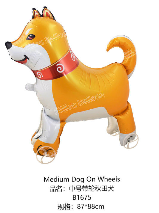 Billion Balloon Walking Animal Balloon Toys with Wheels Elephant Tiger Foil Balloons