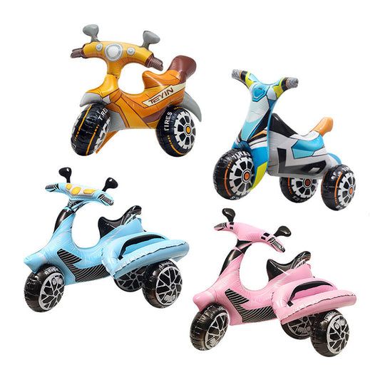3D Standing Motorcycle Balloon for Birthday Party Decor | Realistic Foil Balloon