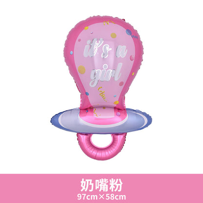 Aluminum Foil Carousel Balloon Baby First Birthday Min.50PCS