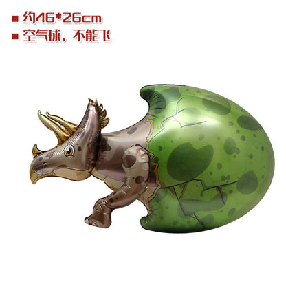 Billion Balloons 4D Standing Dinosaur Egg Shape Cartoon Balloon Dinosaur