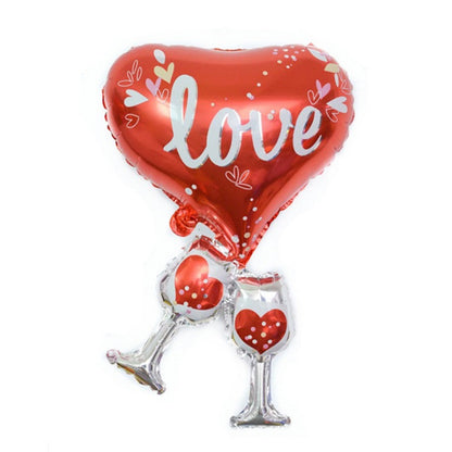 Billion Balloons Big size Champagne Wine Bottle Aluminum Foil Balloon Min.50PCS