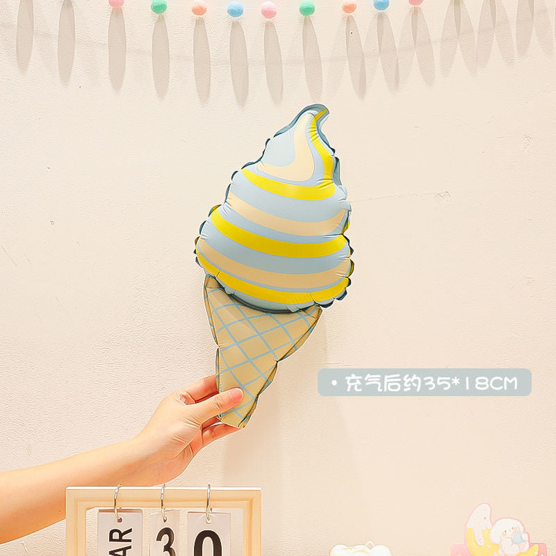 Billion Balloons INS Style Matte Bear Cake Aluminum Film Balloons Min.50PCS