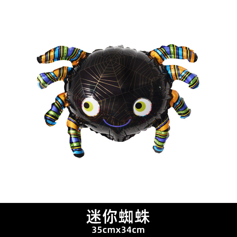 Mini Halloween Decor Balloons Ghost Festival Bat Pumpkin Skull Film Min.100PCS