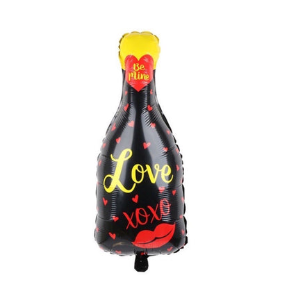 Billion Balloons Big size Champagne Wine Bottle Aluminum Foil Balloon Min.50PCS