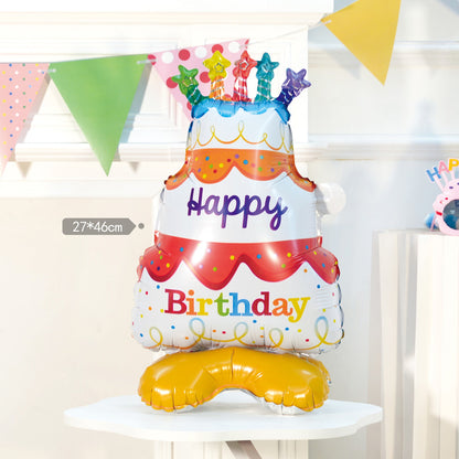 Billion Balloons Popular Medium Aluminum Foil Cartoon Cake Stand Balloon