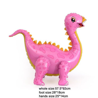 Billion Balloons 3D Standing Large Dinosaur Cartoon Aluminum Film Balloon