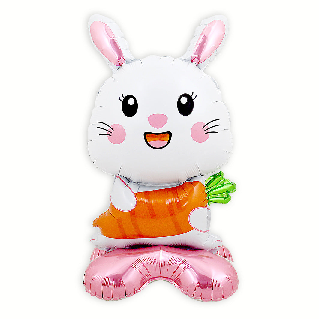 Balloon Window Decor Props Small Base Monkey Rabbit