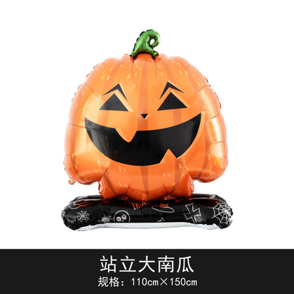 120cm Halloween Party Balloon Witch Skeleton Spider Base Min.50PCS