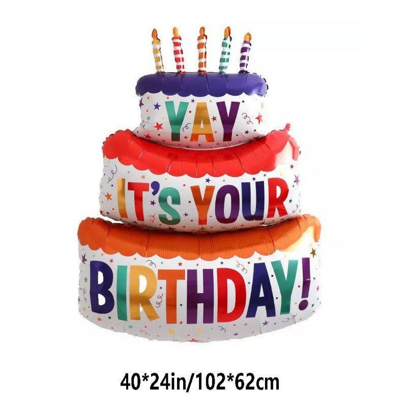 Billion Balloons 2/3Feet Teddy Bear Cakes Foil Balloon