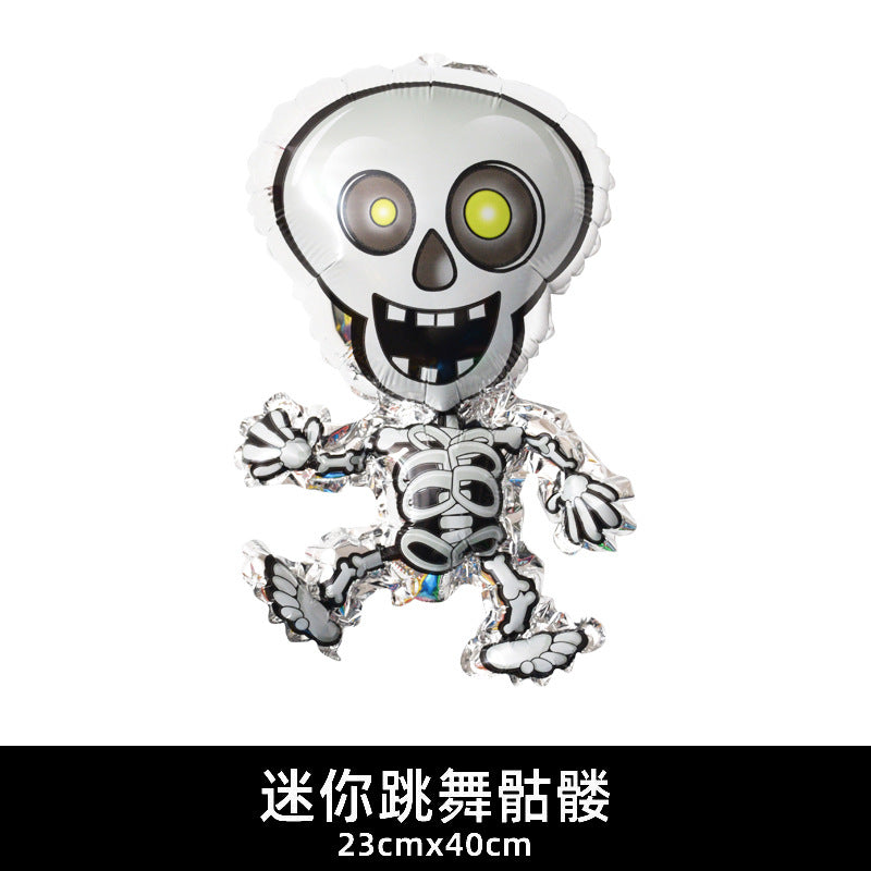 Mini Halloween Decor Balloons Ghost Festival Bat Pumpkin Skull Film Min.100PCS