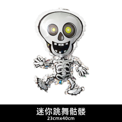 Mini Halloween Decor Balloons Ghost Festival Bat Pumpkin Skull Film Min.100PCS