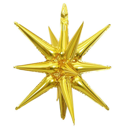 Star Aluminum Film Red Golden Wedding Background Shopping Mall Party Balloons Min.50PCS