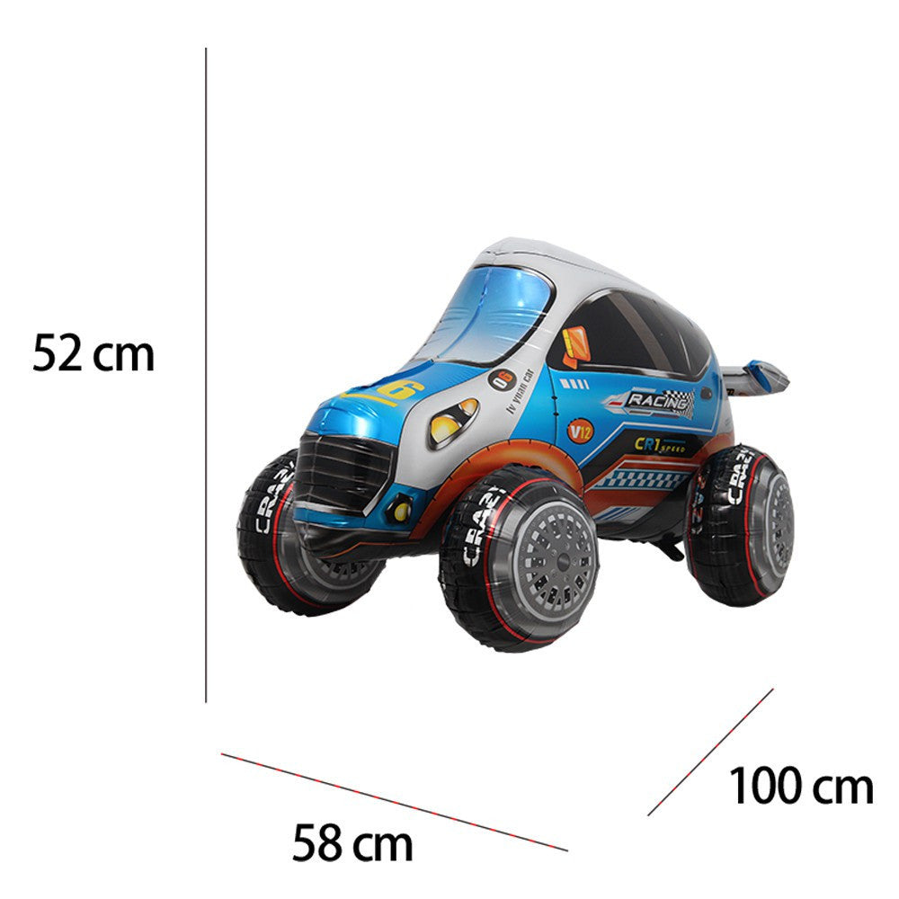 Billion Balloons 4D standing giant Racing Car Foil Balloon SUV Car Balloon