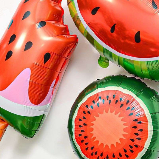 Billion Balloon 4D Watermelon 22-Inch Balloon Summer Cool Party Decoration Supplies