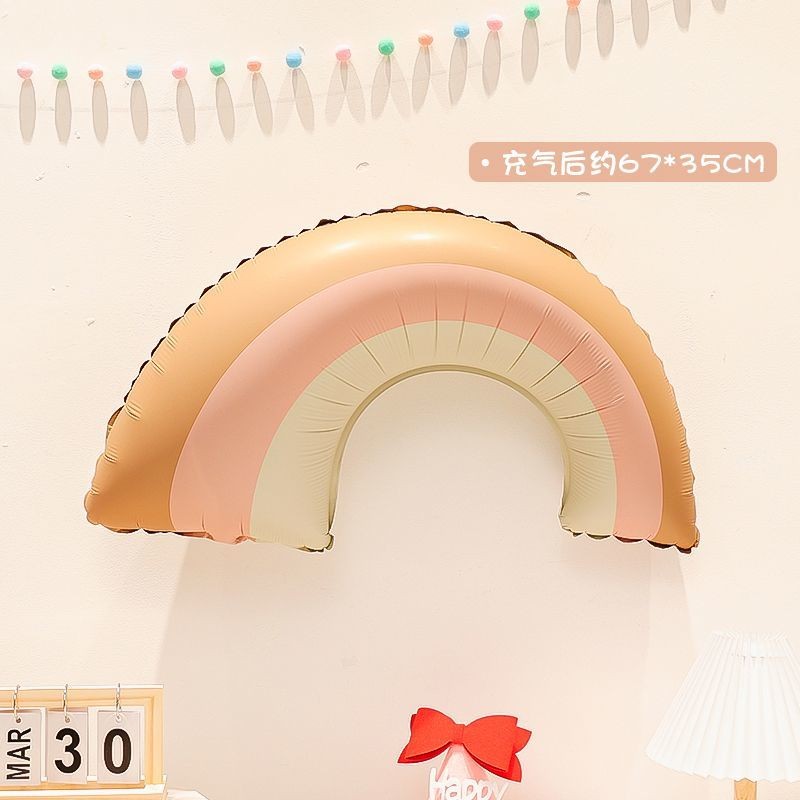 Billion Balloons INS Style Matte Bear Cake Aluminum Film Balloons Min.50PCS