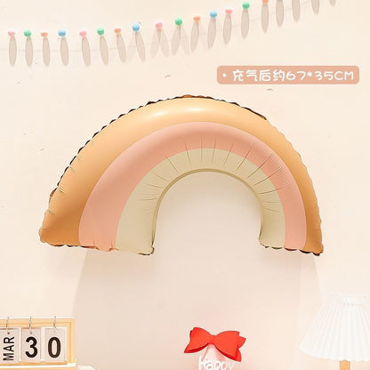 Billion Balloons INS Style Matte Bear Cake Aluminum Film Balloons Min.50PCS