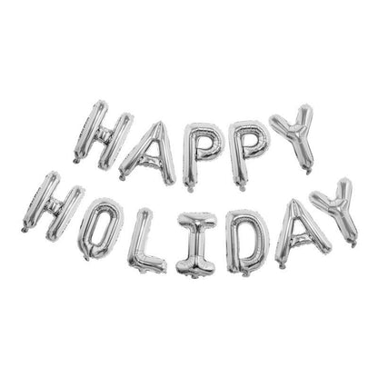 Happy Holidays Aluminum Foil Balloons for decoration