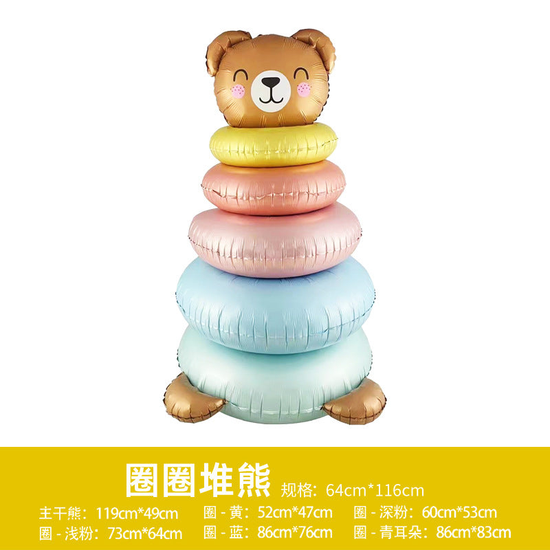 Christmas Tree Bear Candle Cake Combination Gift Set Min.50pcs