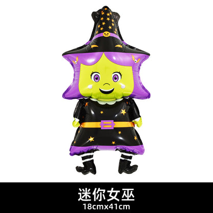 Mini Halloween Decor Balloons Ghost Festival Bat Pumpkin Skull Film Min.100PCS