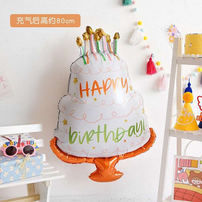 Billion Balloons 2/3Feet Teddy Bear Cakes Foil Balloon