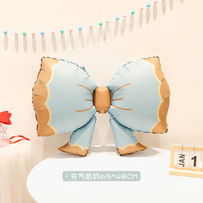 Billion Balloons INS Style Matte Bear Cake Aluminum Film Balloons Min.50PCS
