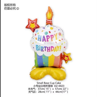 Balloon Window Decor Props Small Base Monkey Rabbit