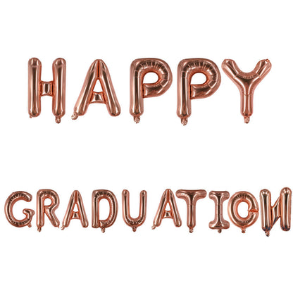 High School Graduation Set Aluminum Foil Balloons Hat Photo Frame Balls Min.50PCS