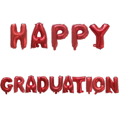 High School Graduation Set Aluminum Foil Balloons Hat Photo Frame Balls Min.50PCS